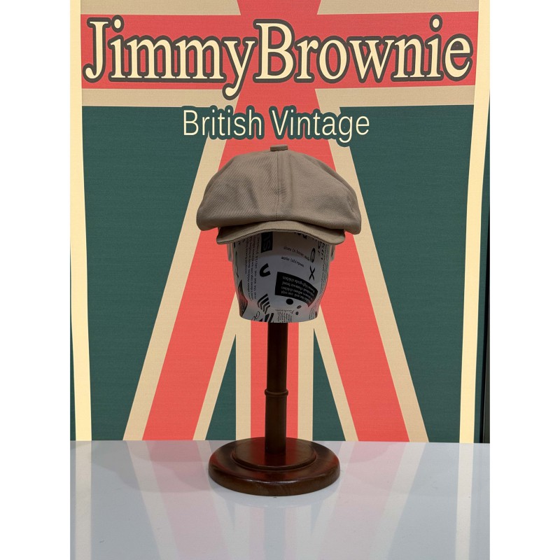 重磅洗水报童帽