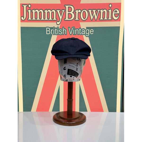 英式经典洗水报童帽