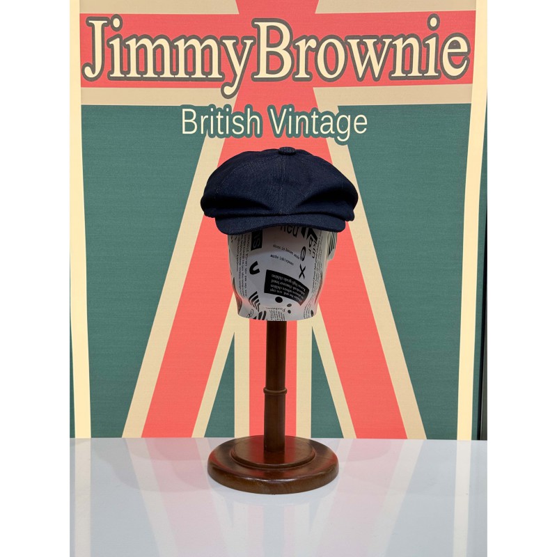 英式经典洗水报童帽