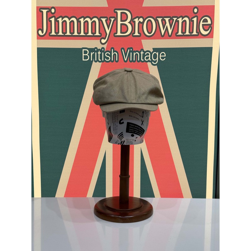 英式经典洗水报童帽