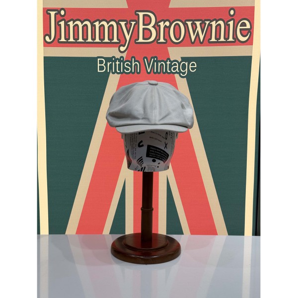 英式经典洗水报童帽