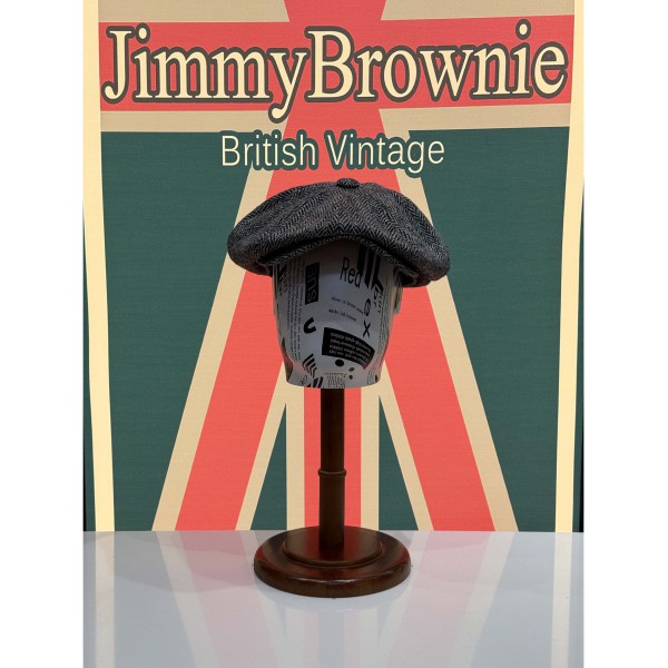 英式经典哈里斯羊毛报童帽