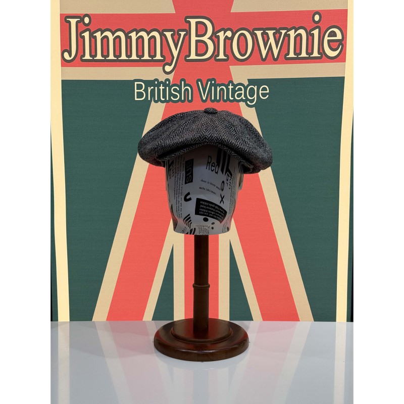 英式经典哈里斯羊毛报童帽