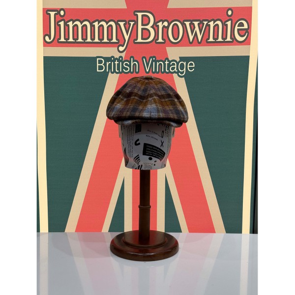 苏格兰花呢报童帽