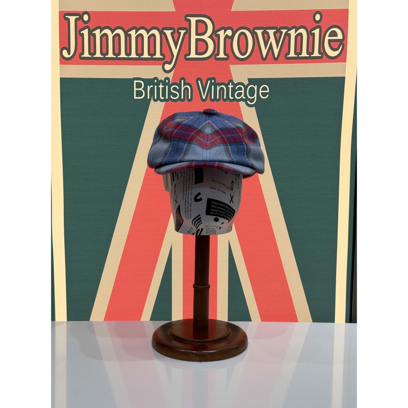 苏格兰格纹报童帽