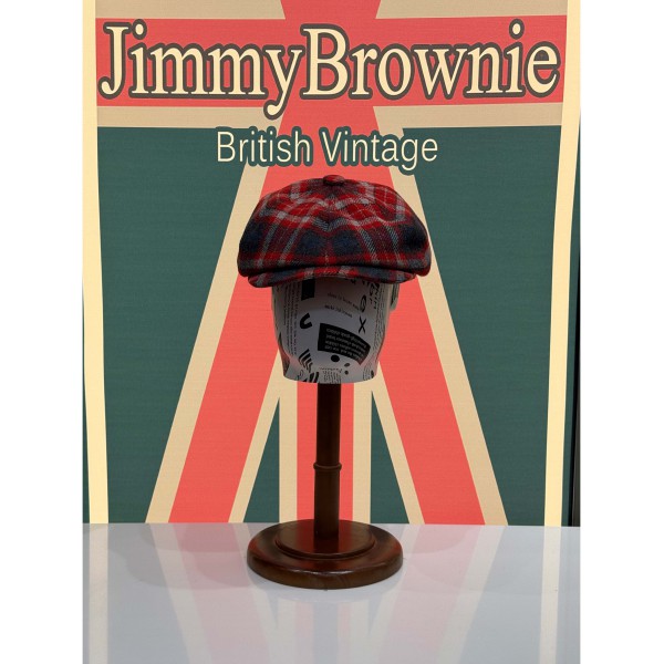 苏格兰格纹报童帽