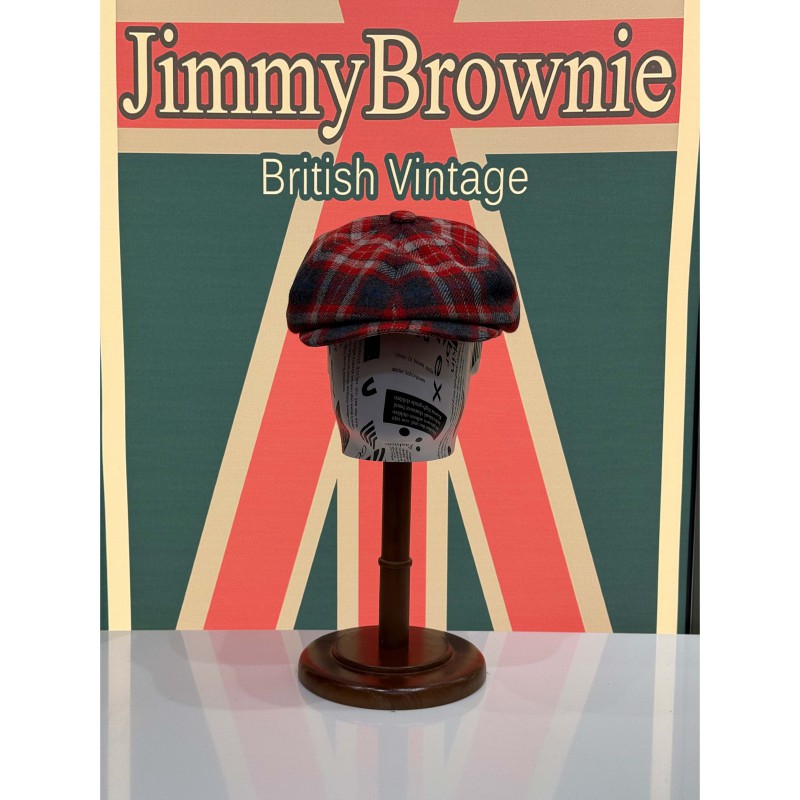 苏格兰格纹报童帽