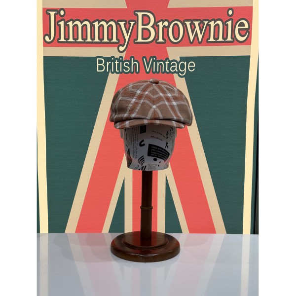 苏格兰格纹报童帽