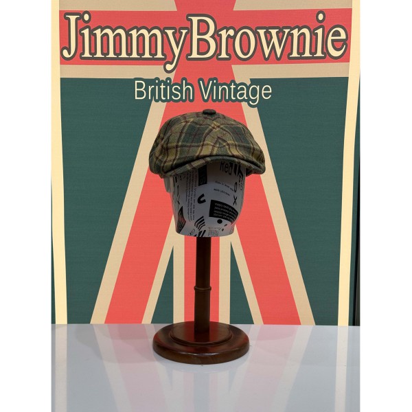 苏格兰格纹报童帽