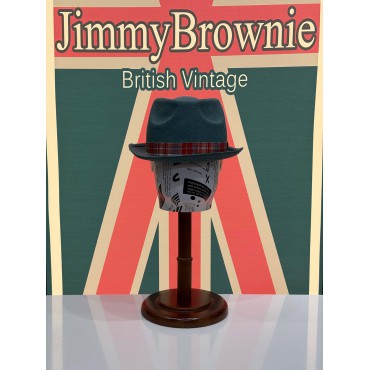 British denim washed top hat