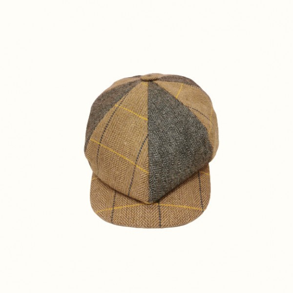 英式人字纹报童帽