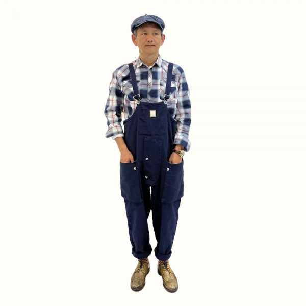 英式经典背带裤