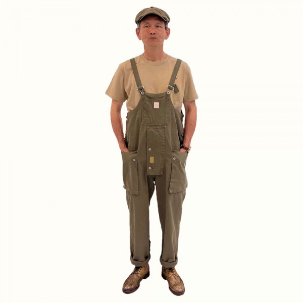 英式经典背带裤